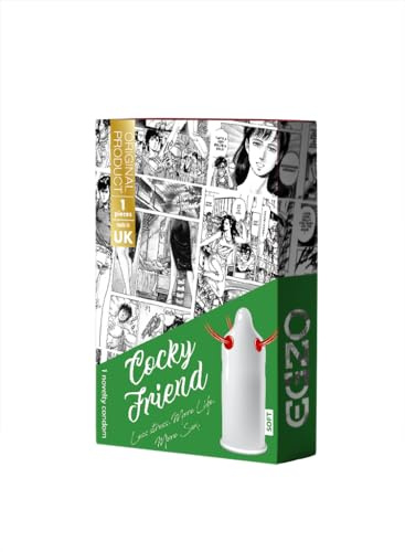 EGZO CF-10 Cocky Friend 1 Preservativo Più Stimolante con Spighe Colorate
