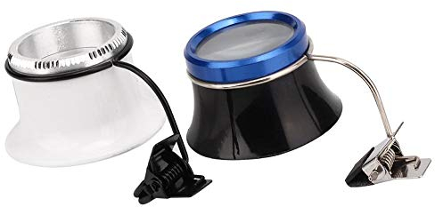 Professionelle Uhr Lupe -2 Stück 5X 10X Uhr Lupe Schmuck Lupe Lupe Lupe Reparatur Reparatur Vergrößerungswerkzeug Uhr Reparaturwerkzeug, Uhren Lupe