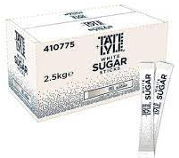 White Sugar Sticks - 1000 Individually Wrapped Sticks for Effortless Sweetening