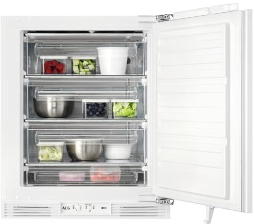 AEG - OAB6I82EF - 6000 Series Integrated Freezer, Upright Freezer, 95 Litres, 81.9cm, Fast Freeze, OptiSpace, Electronic Control, fresh Food with Frostmatic dB 40, 819x596x547mm, Class E
