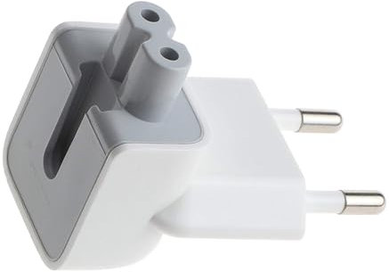 2 adaptadores de CA para DGTRD Mac, cargador de viaje europeo, conector de repuesto para MacBook, iPod, iPhone, I-pad, adaptador de corriente, etc