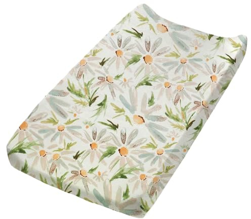 Changing Pad Covers, Comfy & Breathable Cotton Changing Table Cover 43x81cm | Changing Table Pads, Diaper Changing Pad Cover for Boys & Girls(Cover Only, Pad Not Included)