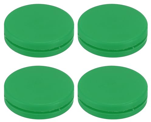 PATIKIL Tennis vibrationsdämpare 0,94 tum, 4-pack silikon tennisracket stötdämpare racket strängdämpning för tennisracket olivgrön