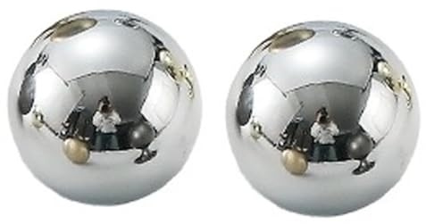 HDJNal 2 pomos con forma de bola con tornillos, 25 mm de diámetro, tiradores redondos de aleación de zinc vintage para muebles del hogar y la oficina, armarios de cocina, cajones y puertas de armario