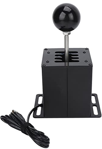 AKLOSIPY USB Simulator Shifter 7+R H Gear Shifter Kompatibel med för ATS ETS WRC Sim Racing Games
