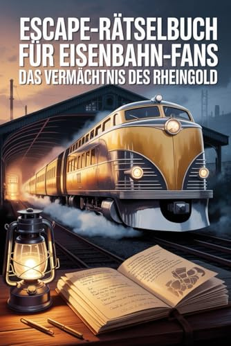 Escape-Rätselbuch für Eisenbahn-Fans: Das Vermächtnis des Rheingold: Erlebe eine packende Rätselreise zwischen Fakten und Fiktion – auf den Spuren eines legendären Zuges.