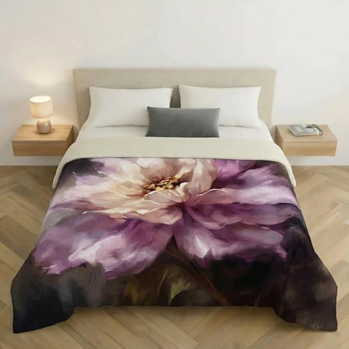 Riad Arredo Trapuntino Matrimoniale Primaverile Estivo in Stampa Digitale 250x250 - Copriletto Trapuntato in Morbida Microfibra Leggero Double Face (Flower)