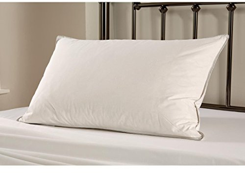 Mitre Microfibre Pillow 100% Cotton Cover 233 Thread Count Feels Like Down - Firm - Fire Retardant