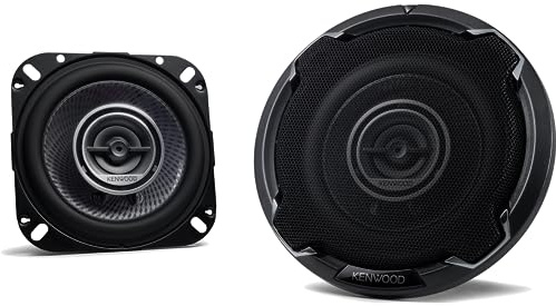 Kenwood KFC-PS1096 10 cm 2-Way Coaxial Speakers | Car Speakers with Surround Sound - Woofer with Polypropylene Diaphragm and Tweeter with Balanced Dome