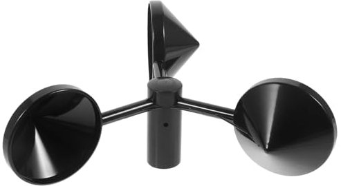 ORFOFE Anemometer-windbecher Hand-windmesser Windmesssensor Anemometersensor Richtung Windanzeige Wetteranzeige Windmesser Tasse Windmessgerät Im Freien Windmelder Indikator Abs Black