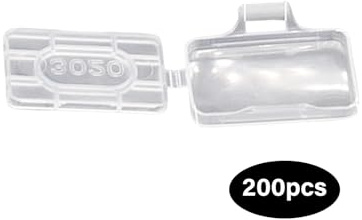 Lot de 200 clips d'étiquetage de câbles électriques transparents résistants à la corrosion pour les environnements difficiles Utilisation quotidienne Étiquettes de câble résistantes aux vibrations