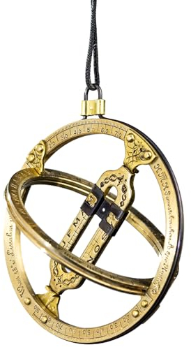 Stanley London Kala Pocket Sundial | Precision Made in Austria | Brass Sun Watch Tells Solar Time Anywhere in The World | Gift for Outdoor Enthusiasts