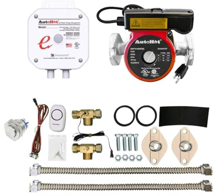 AUTOHOT DR055A-USK On-Demand Hot Water Recirculation Pump System - Easy Install, UL and NSF61 Certified. Save Water and Energy, Get Hot Water Faster