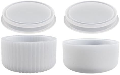2Pcs Silicone Moulds Bowl Resin Jewelry Box Molds Candle Moulds Storage Epoxy Casting Mold Decorative Dish Containers for Jewelry DIY Gift Making Resin Casting Crafts Decoration