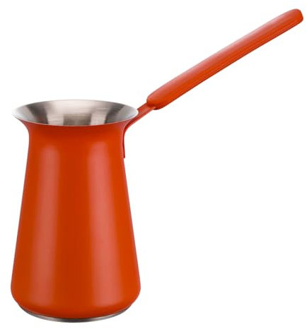 UNISWEET Turkish Coffee Pot - Coffee Maker, Briki Greek Turkish Pot, Arabic Tea Pot, Cezve/Ibrik Coffee Pot for Stovetop(400 ml,Serves 5)