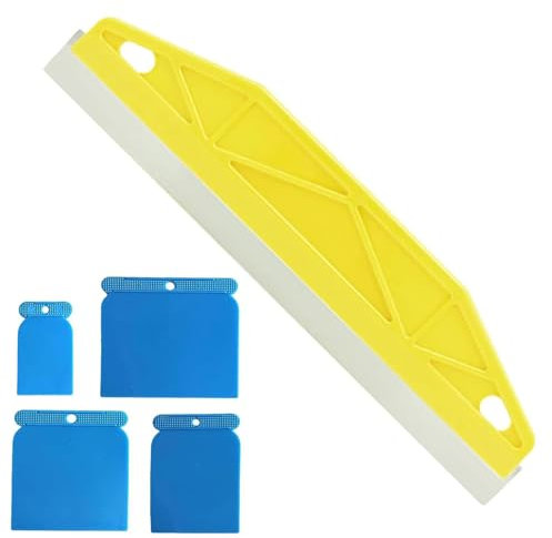 Paint Line Edger, Paint Edge Tool Scrapers, Paint Shield for Skirting Boards and Carpet Paint Cutting in Tools for Painting Guard with 4 Pcs Plastic