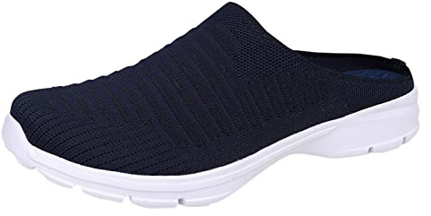 Pantuflas para diabéticas para mujer, cómodas para trabajar, zapatos de enfermera, suela suave, zapatos ortopédicos para caminar, sandalias ortopédicas para caminar para diabéticos, zapatos deportivos