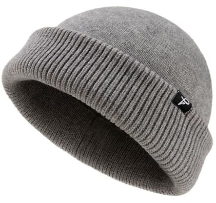 Comhats XL/XXL Fisherman Beanie Trawler-beanie, män, kvinnor, vintermuett, stickmössa