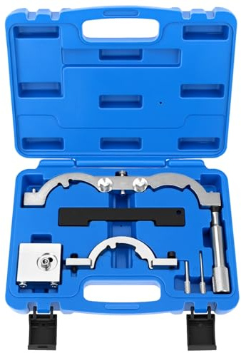 QWORK® Herramienta de Ajuste del Motor, Herramienta para Correa de distribución, Compatible con Motores de Gasolina Opel/Vauxhall/Chevrolet de 1.0 a 1.6 L