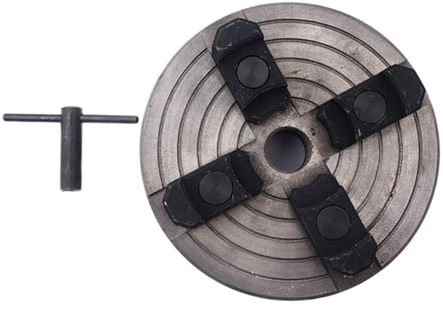 FACAIIO Portabrocas de torno de madera autocentrante de 6 pulgadas con rosca de 1 pulgada x 8TPI Tornos pequeños, amoladoras y fresadoras