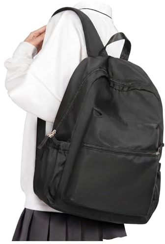 winspansy School Backpack for Women School Bags for Girls Boys Kids Rucksack Waterproof Lightweigh Simple Cute Casual Daypack 14 Inch Laptop Backpack for College Work