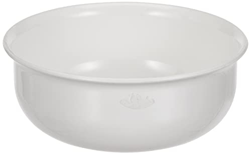 Kimmel Schüssel Schale 200 ml, für Müsli Dessert Suppe, aus Kunststoff Plastik Mehrweggeschirr, Farbe weiß