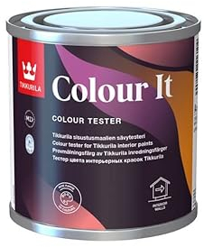 TIKKURILA Interior Matt Paint Colour Tester (180ml) – For Walls & Ceilings - Easy Application & Quick Drying