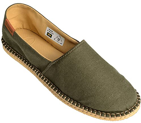 Havaianas Unisex Origine IV Espadrilles, Green Olive, 37 EU