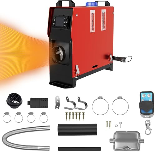 Aufun 8KW Standheizung Diesel, Luft Dieselheizung Auto Heizung Lufterhitzer