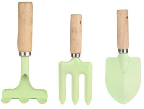 WEITING Gartenset für Kinder, Gartengeräte-Set für Kinder | Handwerkzeuge Rechen Schaufel Gärtner Werkzeugset,Kleine Gartenpflanzwerkzeuge, robust und bequem für Gartenarbeiten,