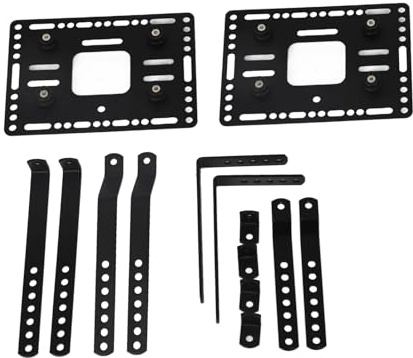 CFTGIW Support de Montage de Valise Latérale de Moto Support de Montage de Sacoches Rigides Support de Montage Universel à Dégagement Rapide Gauche Droite Supports de Support de Boîte
