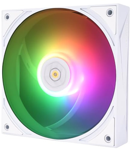 Thermalright TL-H12W-X28-S ARGB Computer Case Fan-2150RPM,Quiet CPU Fan,28mm Thickness Cooling Fan ARGB,Desktop CPU Cooler Fan,Compatible with Heatsink Cooler and Case,White