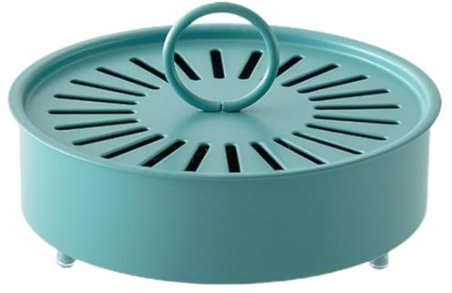 Gnat Coil - Bruciatore di incenso, porta incenso | Porta bobina con coperchio e manico, portatile per campeggio all'aperto patio