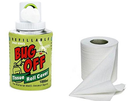 Myggspray Sprayflaska för toalettpapper eller näsdukar