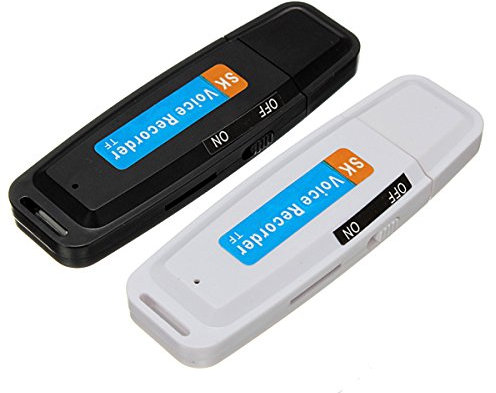 MASUNN 32Gb USB Stylo Disque Flash Lecteur Audio Numérique Enregistreur Vocal - Noir