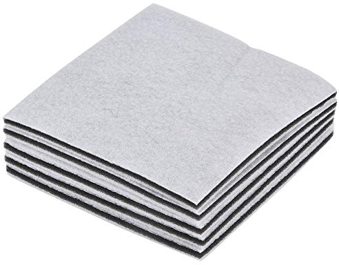Filtros de motor universal, 5 piezas Filtro de Aspiradora, Aspiradora Filtro de pre-motor 150x150mm, Recambio para Aspiradora, se Puede Cortar | Blanco