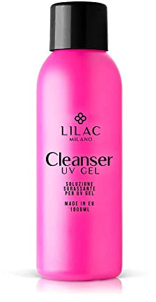 Lilac Milano - Cleaner Per Smalto Gel, Cleanser Sgrassatore e Solvente Premium di alta qualità per Manicure e Pedicure, Igenizza Le Unghie e Rimuove I Residui. Made In EU (970 ml)