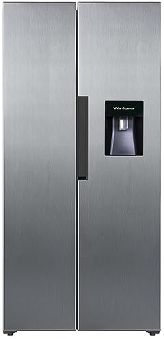 PKM SBS440NFWDESI Side by Side Kühl-Gefrierkombination 440 L | 2-türig mit Wasserspender | NoFrost | 173 Liter | 4 Sterne Gefrierfach | 41 dB | Freistehend