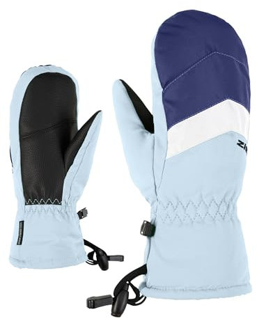 Ziener Kinder LETTERO Ski-Fäustling/Wintersport | wasserdicht, atmungsaktiv, Arctic Sky, 6