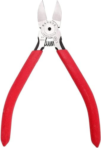 KEWAYO Taglierina laterale piccola, taglierina a filo metallico, 6 pollici, mini tagliafili di precisione, super taglierina per fili duri, morbidi ed estremamente fini