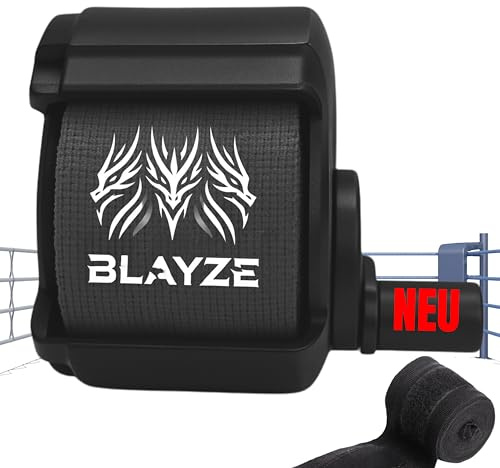 BLAYZE Boxbandagen-Roller – Handbandagen in 20 Sekunden Wickeln | Knotenfrei, langlebig & kompakt | Für Boxen, MMA, Kampfsport & Training