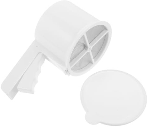 SMASOLO Tamizador de Harina de Malla Fina para Repostería Colador Reutilizable para Azúcar y Polvo Herramienta Manual Práctica para Cocina Doméstica