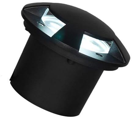 GUODDM Ground LED Landscape Lights - AC85-265V Recessed LED Floor Spotlights, Side Emission No Reflection Outdoor Buried Lights(Warm Light,7W)