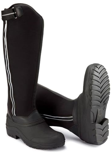Bow And Arrow White Horse Equestrian Neo Vis Boot - Stable Mucker Stable Winter Non Slip Walk