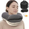 BUYUE Coussin de nuque de voyage pour avion - Appuie-tête à 360° - Pour dormir pendant les longs vols - Kit avec masque contour des yeux 3D, bouchons d'oreilles et sac de rangement - Pour adulte -