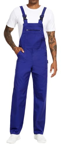 WORK IDEA Arbeits-Latzhose für Männer Multi Pocket Technology Herren Arbeitslatzhose