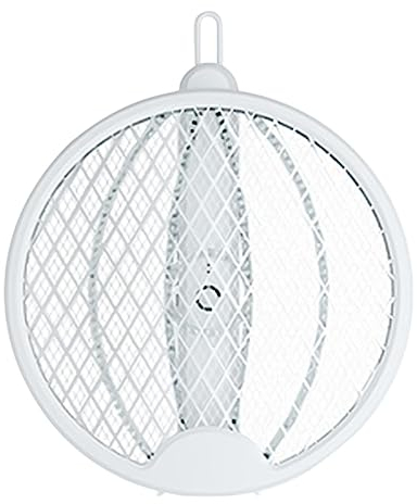 Zapper portátil para moscas | Pala matamoscas eléctrica portátil 2 en 1 | Plegable UV Fly Trap Lamp Gnat Trap Wasp Catcher Indoor Fruit Fly Zapper Raquetas para exteriores e interiores Jingan