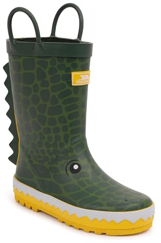 Trespass Unisex Kids Welly Boot Character - Water Resistant 3D Animal Print