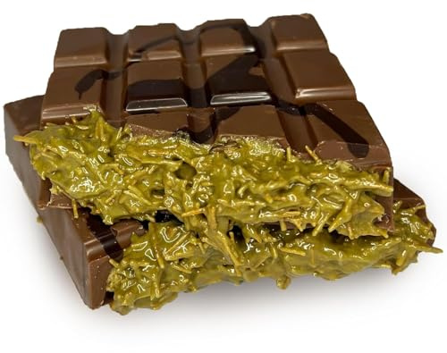 Dubai Style Chocolat 187 g (XL) avec pistache et Kunafeh – Selon la recette top ! Chocolat hype viral – Expédition extrêmement rapide (187 g, chocolat au lait)