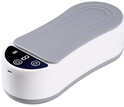 Nettoyeur Ultrason pour Bijoux - Appareil de Nettoyage pour Boucles d'oreilles - Machine Électrique Rechargeable Précise pour Argenterie, Pièces de Monnaie, Lunettes